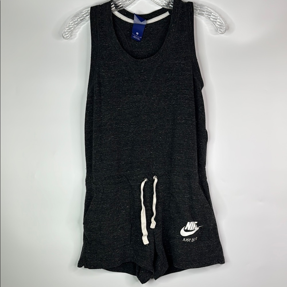 Vintage Nike Gray Sleeveless Romper Size Small